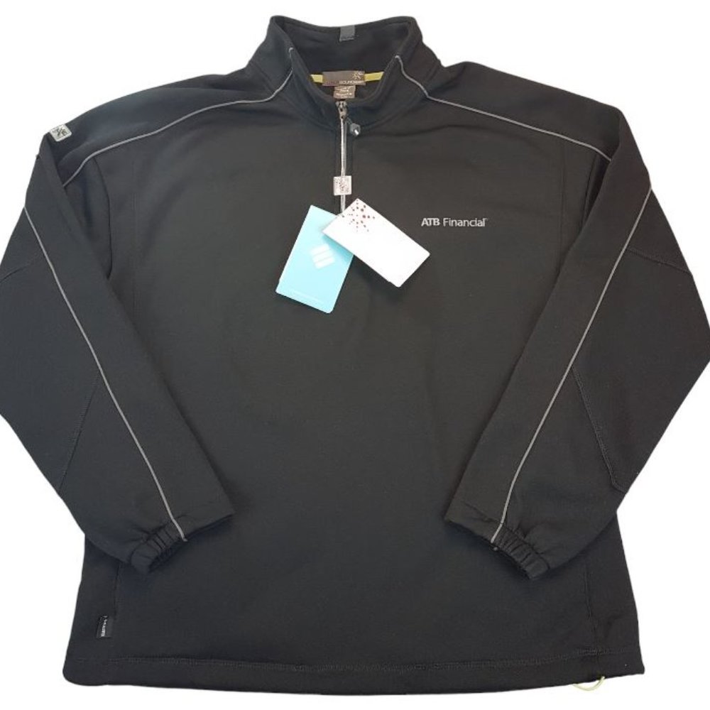 OUTER BOUNDARY Jacket Large US L Smart Tech Quarter Zip Fleece ATB Financial